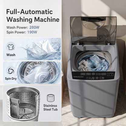 9.93 lbs Automatic Washing Machine