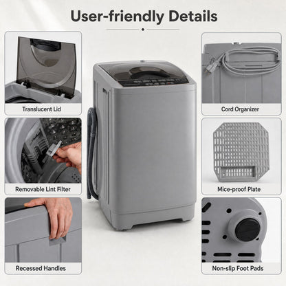 9.93 lbs Automatic Washing Machine