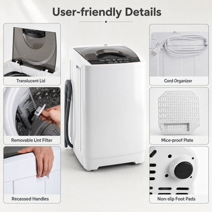 9.93 lbs Automatic Washing Machine