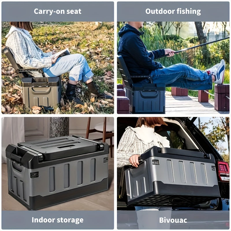 Portable 2-in-1 Storage stool