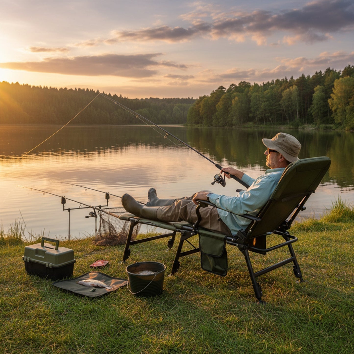 Oversized Foldable Fishing Chair