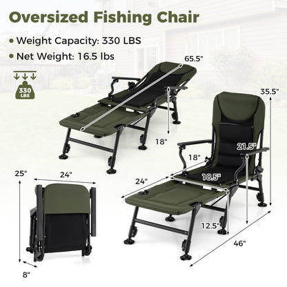 Oversized Foldable Fishing Chair