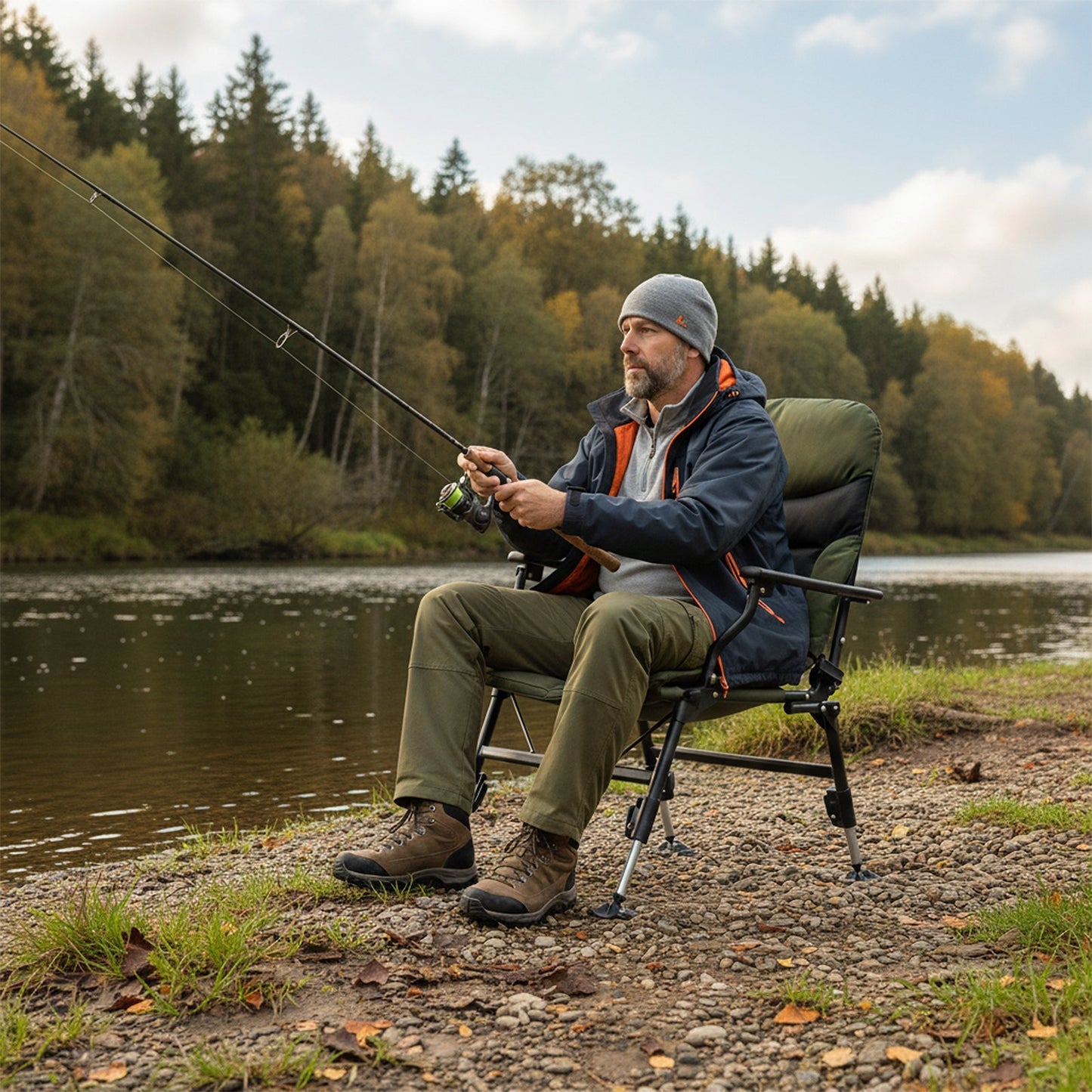 Oversized Foldable Fishing Chair