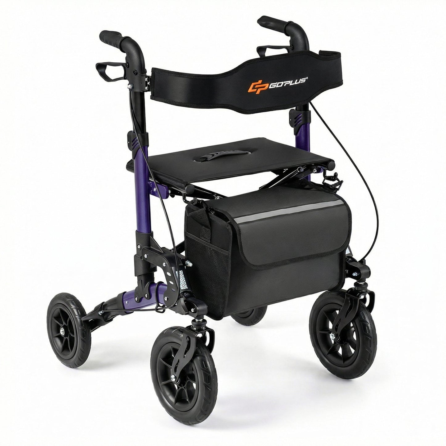 Rollator Folding Rolling Walker with Seat