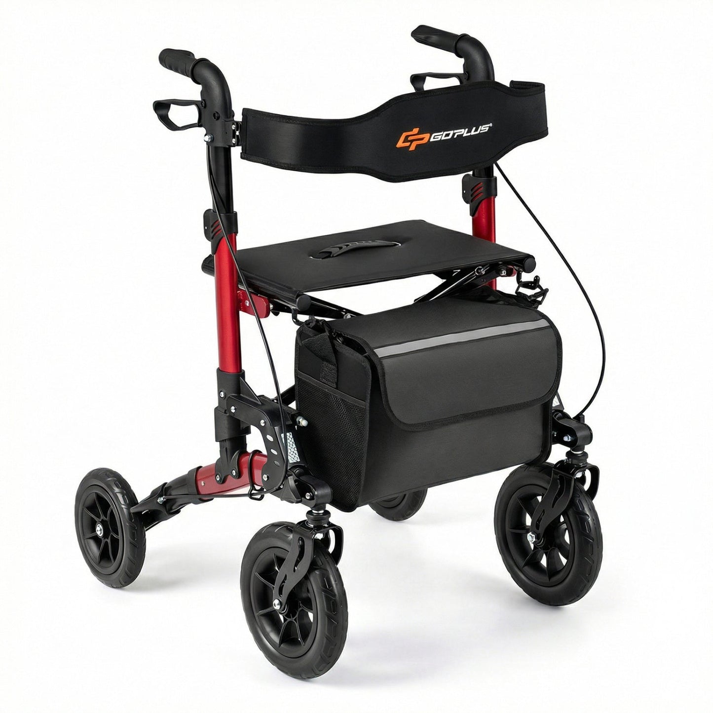 Rollator Folding Rolling Walker with Seat