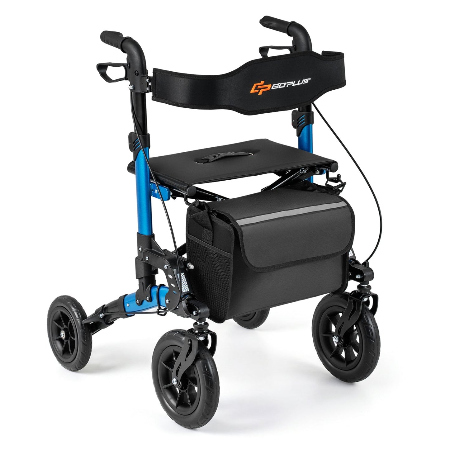 Rollator Folding Rolling Walker with Seat