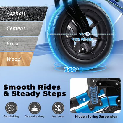 Rollator Folding Rolling Walker with Seat