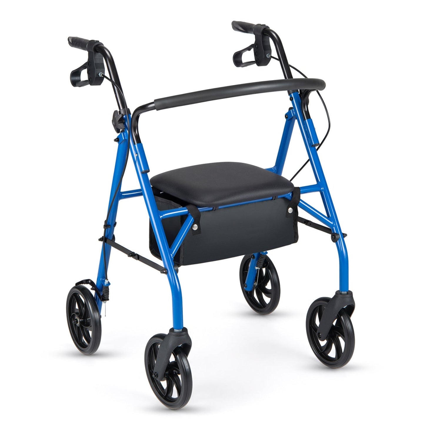 Rollator Walker with Seat and Height Adjustable Handles