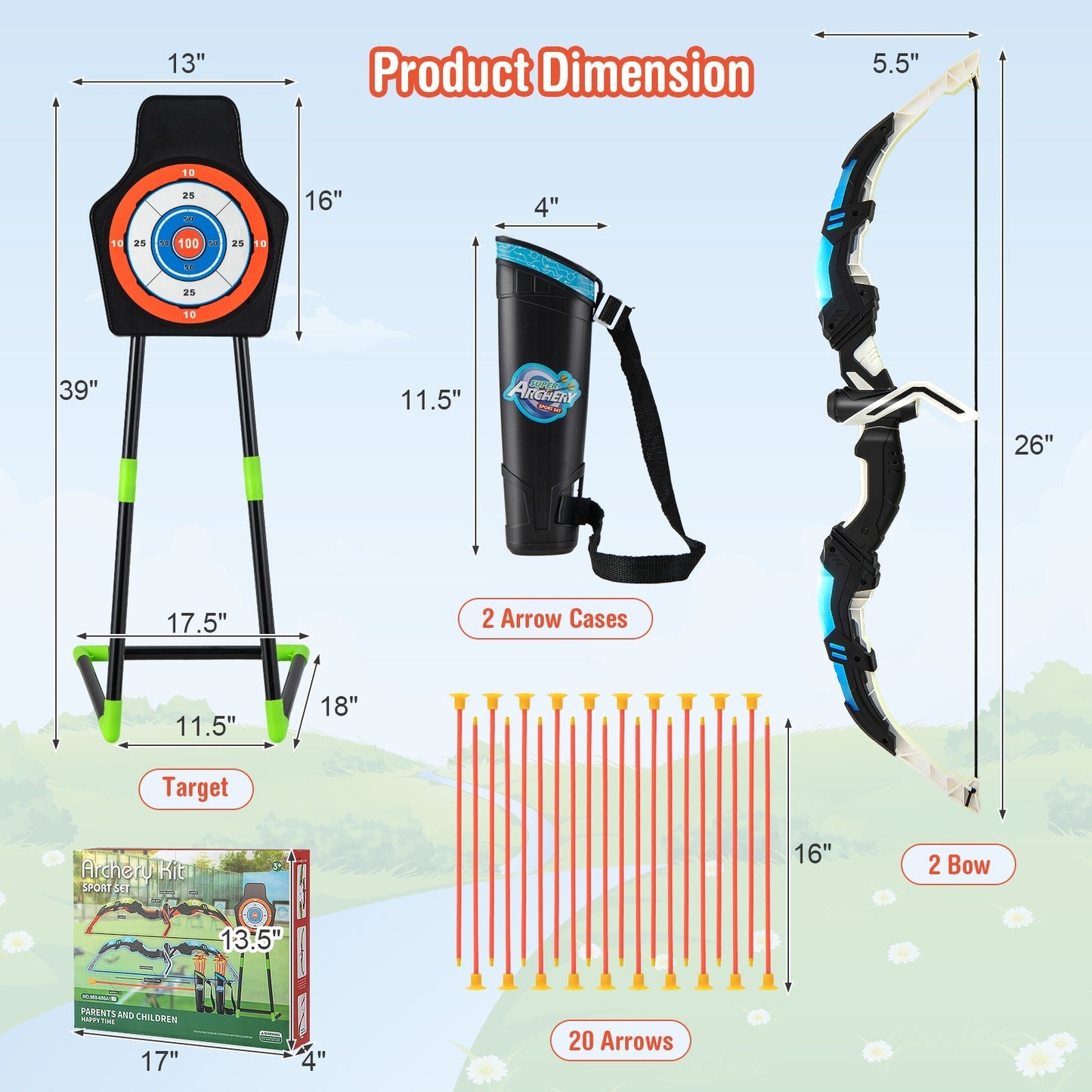Youth Archery Bow Set