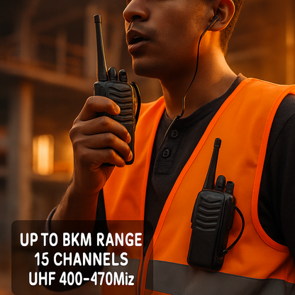 Walkie Talkies for Short-Range Communication