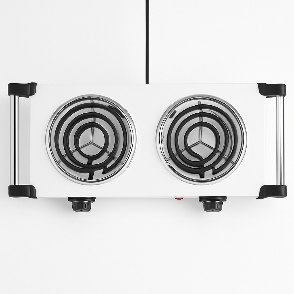 Portable Electric Dual Burner Hot Plate Stove
