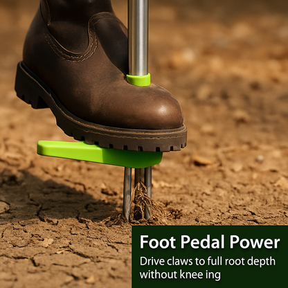 Weed Puller Twister Stand-Up Root Remover Tool