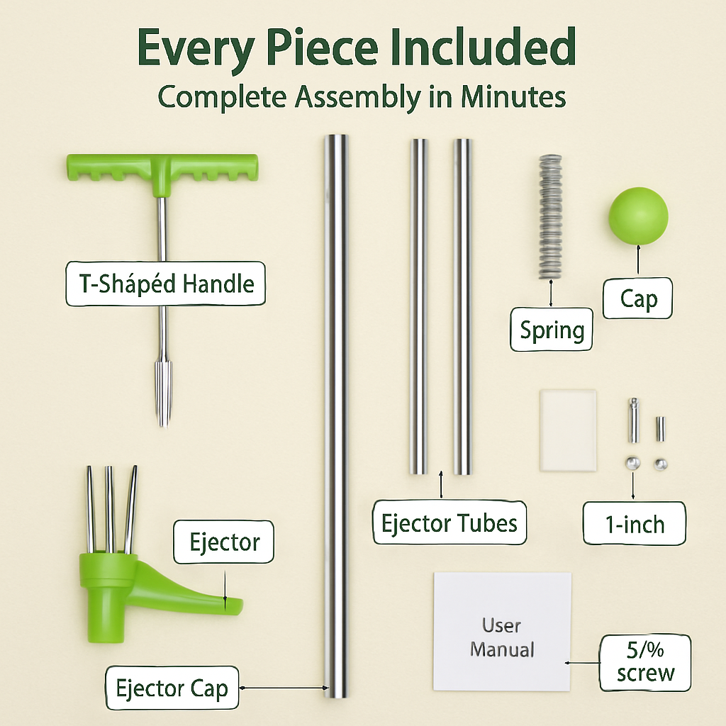 Weed Puller Twister Stand-Up Root Remover Tool