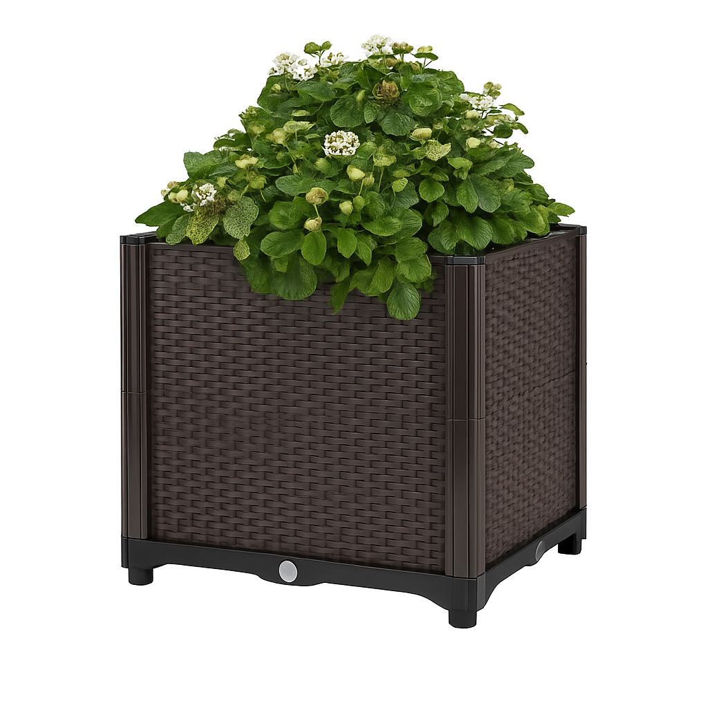 Raised Garden Bed with Self-Watering System