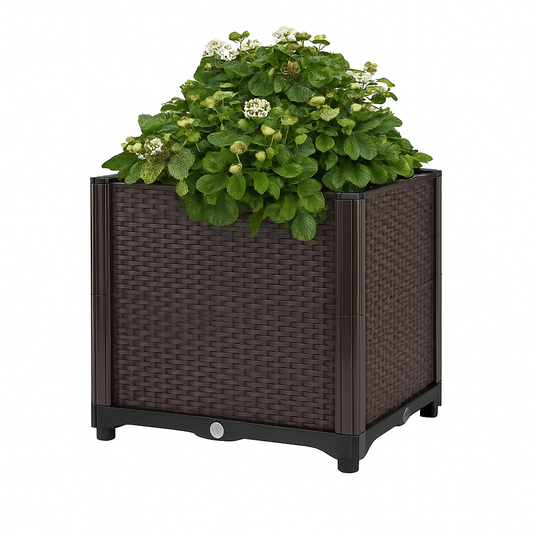 Raised Garden Bed with Self-Watering System