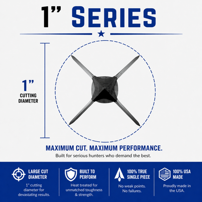 TOTA | 125 grain broadhead | 1-inch solid
