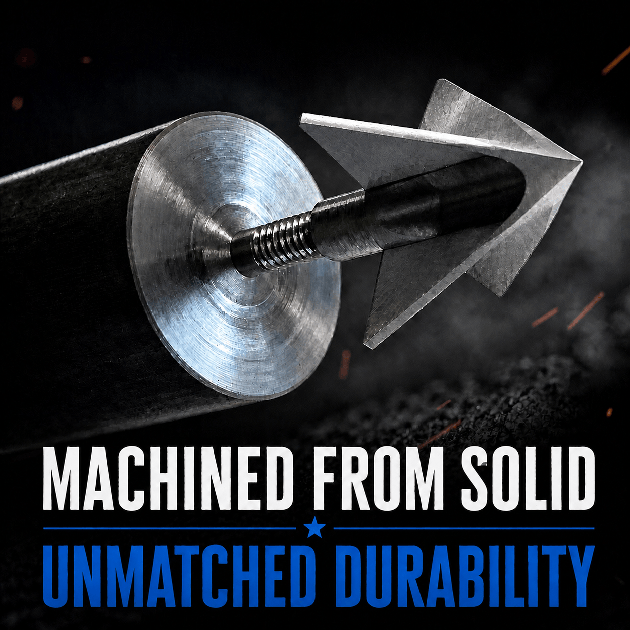 TOTA | 125 grain broadhead | 1-inch solid