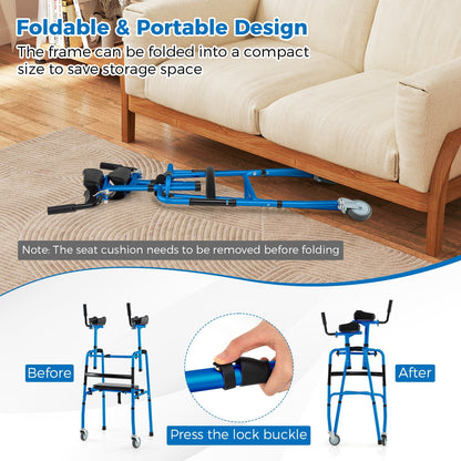 Versatile Rolling Walker for Rehabilitation Training